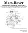 Mars-Rover Funktionsmodell ( speziell für den Rocker-boogie )