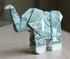 Elefant aus einem Geldschein falten