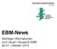 Sonderrundschreiben EBM-News. Wichtige Informationen zum neuen Hausarzt-EBM ab 01. Oktober 2013