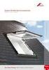 Gesamtkatalog Wohndachfenster, Solarsysteme und Zubehör. Dach- und Solartechnologie