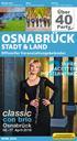 OSNABRÜCK. classic. con brio STADT & LAND. Osnabrück. Offizieller Veranstaltungskalender April 2016 APRIL 2016