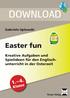 DOWNLOAD. Easter fun Kreative Aufgaben und Spielideen für den Englischunterricht. Klasse. Gabriele Uplawski