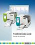 THERMOMARK LINE. The easy way of printing