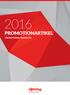 PROMOTIONARTIKEL PROMOTIONAL PRODUCTS