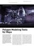 Polygon Modeling Tools für Maya