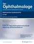 Ophthalmologe Zeitschrift der Deutschen Ophthalmologischen Gesellschaft
