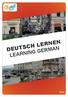 DEUTSCH LERNEN LEARNING GERMAN