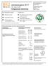 Jahreszeugnis Fertigkompost (feinkörnig) Regelwerke: RAL-Gütesicherung (RAL-GZ 251) Überwachungsverfahren. EU-Umweltzeichen