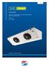 Compact CUBIC. Luftkühler GACC. Hocheffizienter Luftkühler in kompakter Bauart Optimal für Gewerbekälte HFKW, CO 2. , Propan 1,5 68 kw