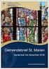 Gemeinde Brief. Ev. Kirchengemeinde St. Marien. Katholische Pfarrei St. Christophorus - Haldensleben. Pfarrbereich Luther Alt-Haldensleben
