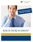 GOLD GROUP WINFONDS. Deutschlands innovativste WinFonds Beteiligung REICH DURCH IDEEN!