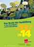 2013/ Das Recht der Ausbildung. in der Gesundheitsund Krankenpflege JUGEND. Gesundheit, Soziale Dienste Wohlfahrt und Kirchen