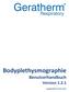 Bodyplethysmographie Benutzerhandbuch Version 1.2.1