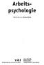 Arbeitspsychologie. v/dll SCHAFFER POESCHEL. Prof. Dr. Dr. h.c. Eberhard ULich