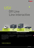 USV. Off Line Line interactive. Einfach Zuverlässig Wirtschaftlich >