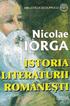 Nicolae IORGA ISTORIA LITERATURII ROM~NE+TI