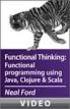 Functional Thinking -