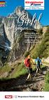 Gipfel. entgegen... Dem. Bergsommer Kitzbüheler Alpen D E. Geführte Berg- und Wandertouren Herbstwanderwochen 2014