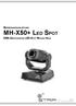Bedienungsanleitung. MH-X50+ Led Spot