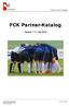 FCK Partner-Katalog. Version 7.7 / Juli Postfach 22, 3510 Konolfingen