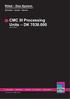 CMC III Processing Units DK Stand :