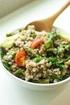 Quinoa-Salat oder alternativ mit Buchweizen