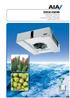DDX/DDB Fläktförångare / Fläktluftkylare DX Cooler / Liquid Air Cooler Hochleistungsverdampfer / Soleluftkühler Capacity Range 3-73 kw