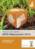 Rundum volle Vielfalt: KWS Maissorten 2015