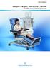 Hämodialyse. Dialyse-Liegen, -Bett und -Tische Design, Komfort und Sicherheit