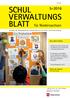 SCHUL VERWALTUNGS BLATT für Niedersachsen. Aus dem Inhalt: Thema des Monats Mehrsprachigkeit