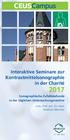 Interaktive Seminare zur Kontrastmittelsonographie in der Charité 2017 Sonographische Zufallsbefunde in der täglichen Unter suchungsroutine