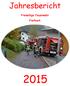 Jahresbericht. Freiwillige Feuerwehr Pierbach