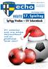 echo HEUTE 17. Spieltag SpVgg Vreden SV Schermbeck Wir wünschen euch eine schöne Weihnachtszeit und ein glückliches neues Jahr!