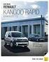 Renault KANGOO Rapid. Preise und Ausstattungen