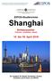 EIPOS-Studienreise Shanghai. Schwerpunkte: Finanzen Immobilien Bauen. 10. bis 18. April 2016