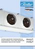 FHVI/T HVIS/T. Hochleistungsluftkühler Industrieausführung Forced convection unit air cooler industrial type Evaporadores cúbicos de tipo industrial