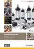 Pneumatikzylinder. Serie P1D ISO, VDMA und AFNOR