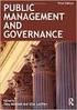 Public Management und Governance