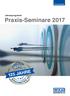 Praxis-Seminare. Jahresprogramm. Praxis-Seminare 2017