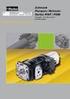 Zahnrad Motoren. Serie PGM Konstantes Verdrängungsvolumen, Aluminium-Ausführung