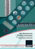 Belt Maintenance Product Catalogue. Belt Lacing Systems for light tensile conveyor belts up to 750 kn/m. since 1906