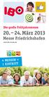 Die große Frühjahrsmesse März Messe Friedrichshafen.  Parallel zur: 4 MESSEN = 1 EINTRITT