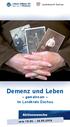 Demenz und Leben gemeinsam im Landkreis Dachau