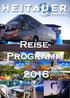 Reise- Programm 2016
