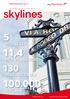 Mediadaten skylines. Das Bordmagazin von austrian airlines. Mio. Leser 11,4. Mio. Passagiere 130. Destinationen