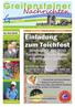 Aus dem Inhalt. Amtliches Mitteilungsblatt der Gemeinde Greifenstein Jahrgang Freitag, den 17. Juni 2016 Nummer 24