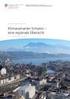 Raumnutzung der Schweiz Überblick über die Entwicklung