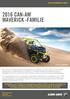 2016 CAN-AM MAVERICK -FAMILIE