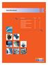 Hydraulikschläuche H 1. Beschreibung Bereich Seite. Hydraulik Schläuche und Armaturen H1a 7. Industrieschläuche H1b 61