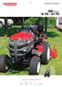 Kompakter traktor. GK Series 16 PS - 20 PS > < > < > < Call for Yanmar solutions